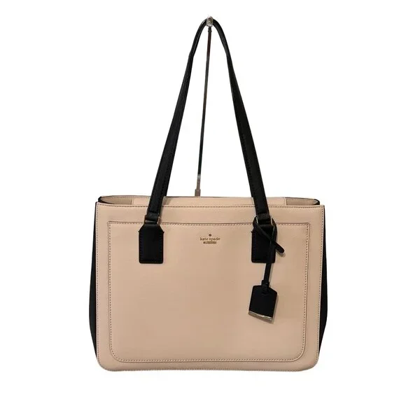 NWT Kate Spade Cameron Street Zooey Tote Purse Shoulder Bag Tusk Black T… - Picture 4 of 16